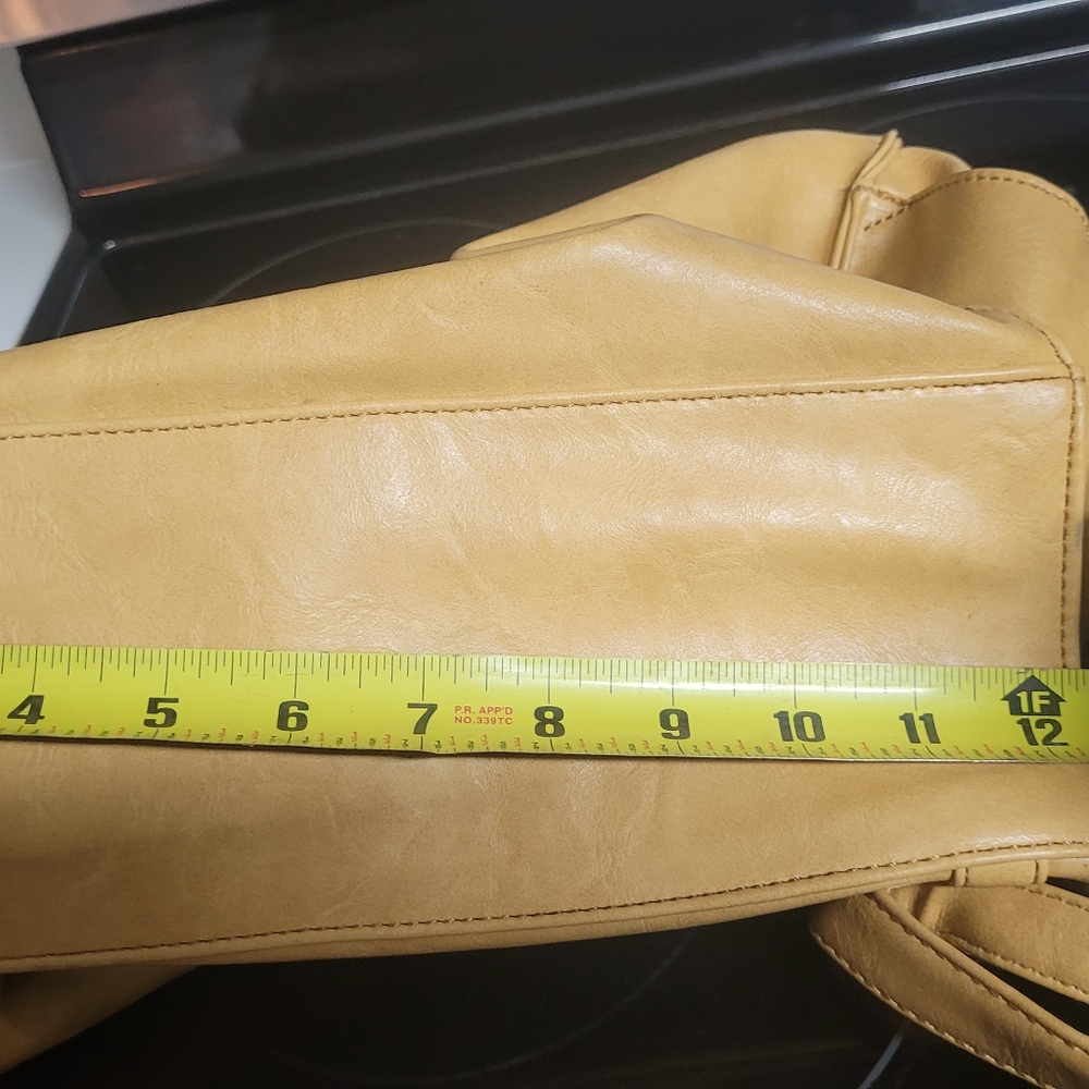 Soft Backpack Rectangle Shape Butterscotch Medium Polyurethane - Picture 6 of 6